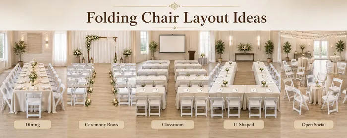 Folding Chair Rental Atlanta, GA | Event Seating Guide