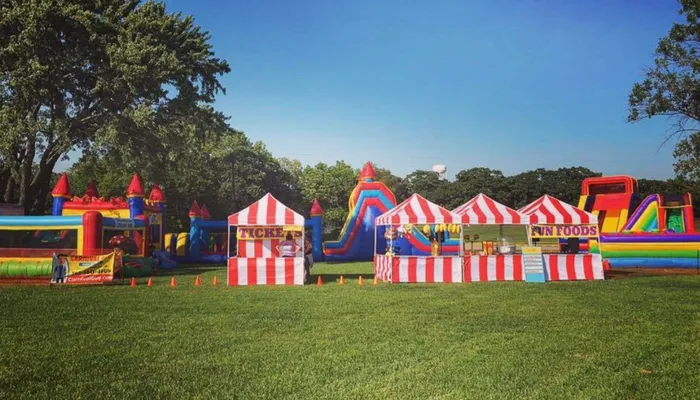 Large company picnic and corporate employee appreciation event produced by Carnival Guy Events