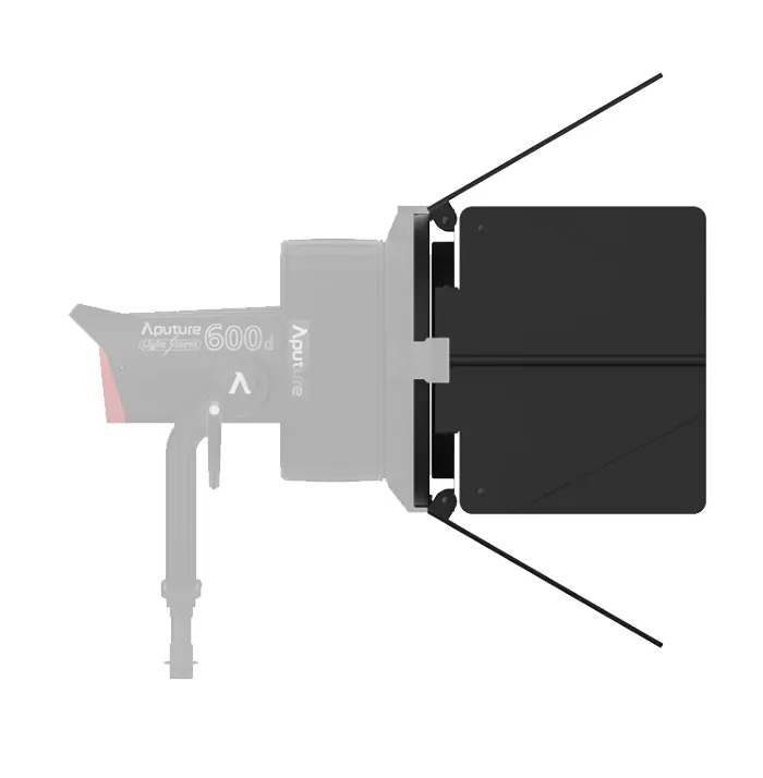 Modificador de luz Aputure Barn Door F10 montura Bowens