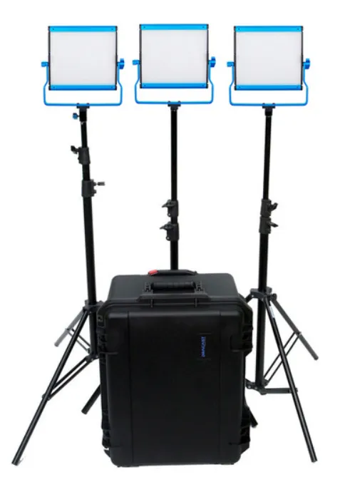 kit de 3 Lámpara Led Dracast 480 leds Bi-Color S Series Plus.