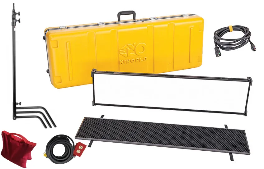 Lámpara Led KINO FLO DIVA LITE 31 con c-stand, extensión y sandbag
