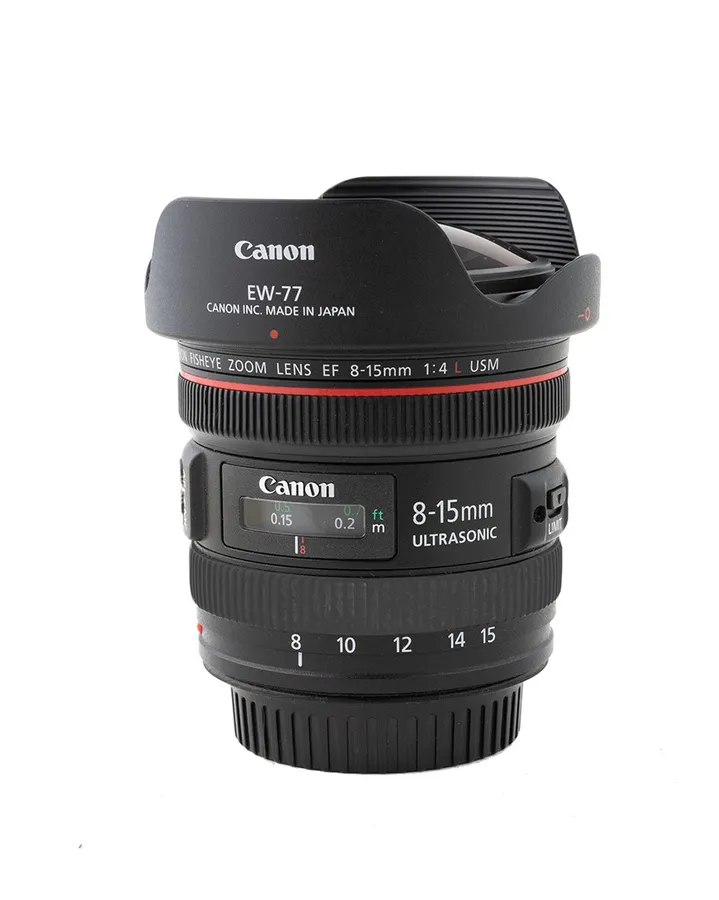 Lente Canon EF 8-15mm f/4L Fisheye USM