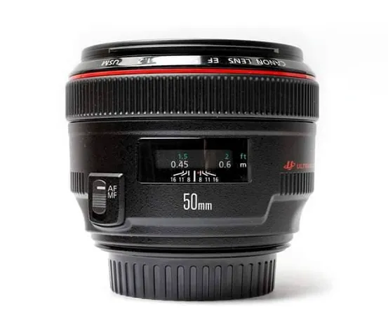 Lente Canon EF 50mm f/1.2 L USM