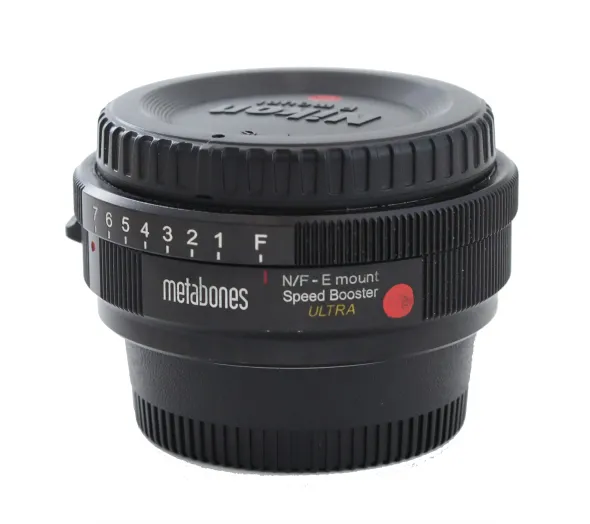 Adaptador para lente Metabones N/F-E mount Speedbooster