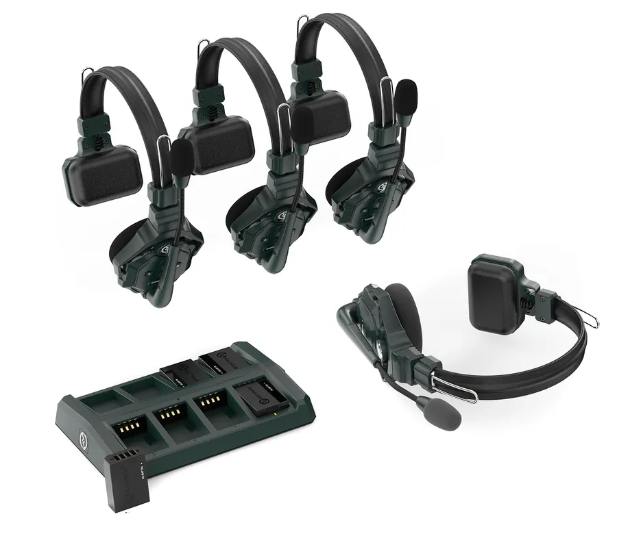 Kit 4 Intercomunicador Hollyland Solidcom C1.