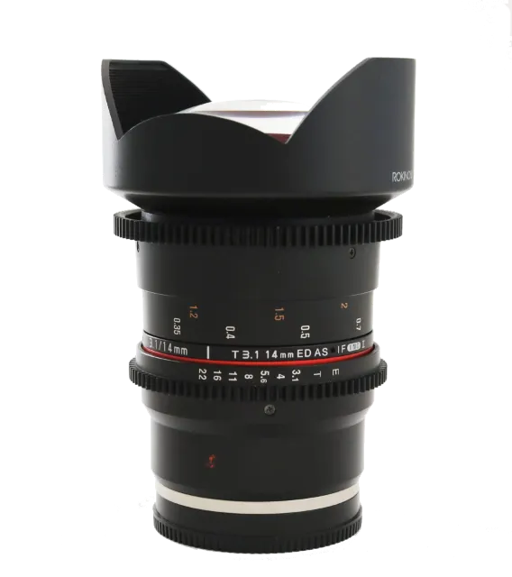Lente Rokinon FE 14mm T3.1 Cine (Sony)