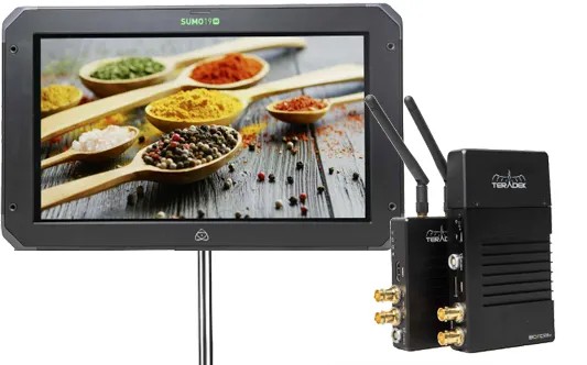 Monitor Atomos Sumo 19M + Transmisor de video TERADEK BOLT 500XT