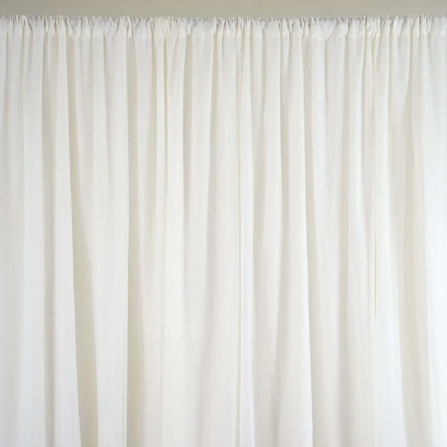 Backdrop Curtain Polyester Chiffon